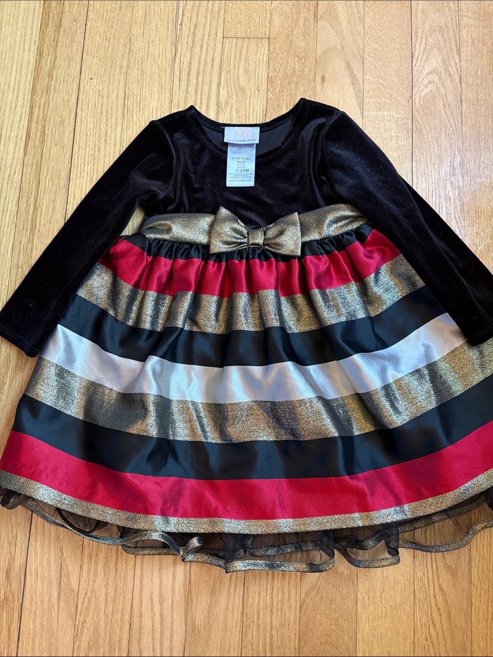 Bonnie Jean 2t Christmas holiday dress